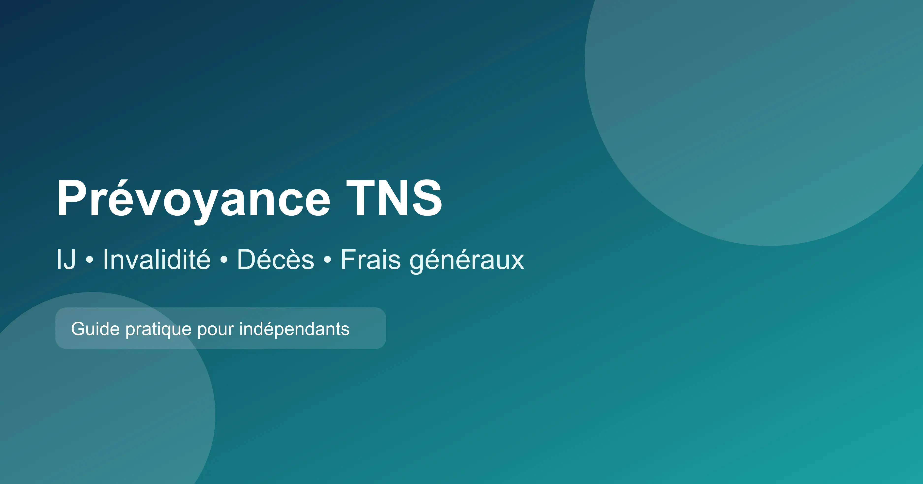 Page pilier Prévoyance TNS